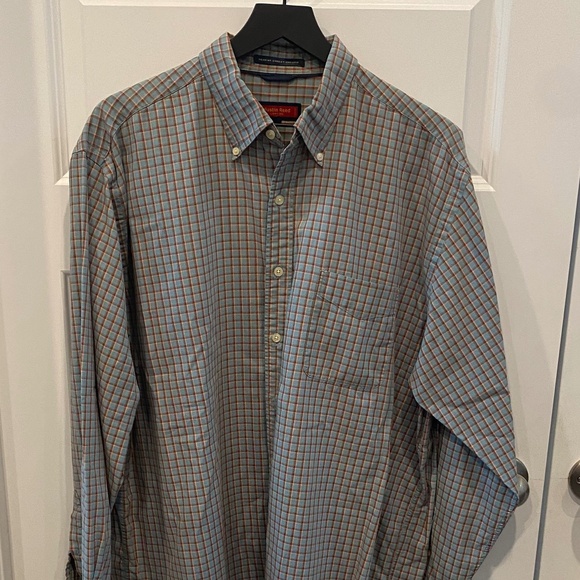 Austin Reed London Men’s Longsleeve Gingham Pattern Dress Shirt Size XL - Picture 1 of 14